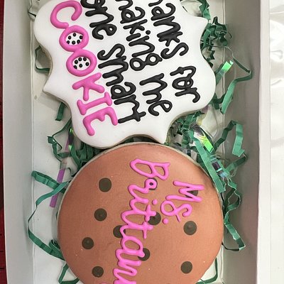End Of Year Teacher Cookies (One Smart Cookie) 