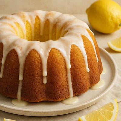 Lemon 🍋 Bundt Cake 