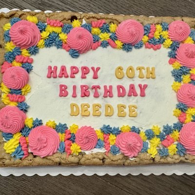 9x13 Cookie Cake