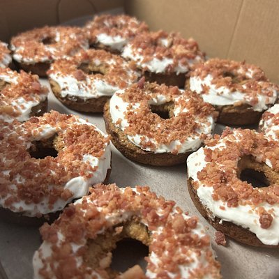 Dozen Bacon Doggie Doughnuts