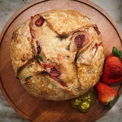 Strawberry Jalapeño Sourdough 