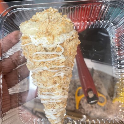 Banana Pudding Cone