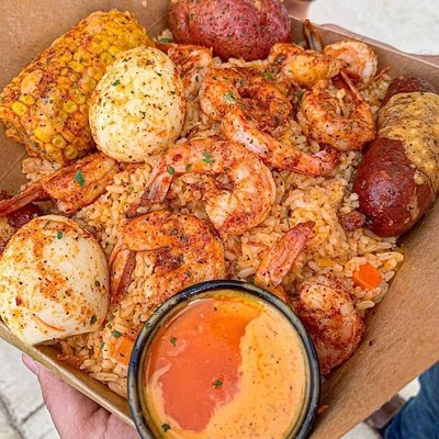 Seafood Rice box