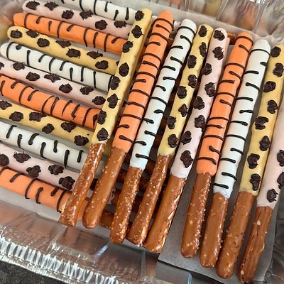 Dipped Pretzel Rods