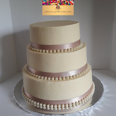 3 Tier with 6 Inch, 8 Inch & 10 Inch (Feeds 45-60)