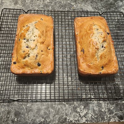Blueberry Bread LG With Glaze Or Cream Cheese
