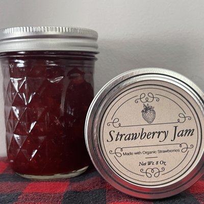 Organic Strawberry Jam 8oz
