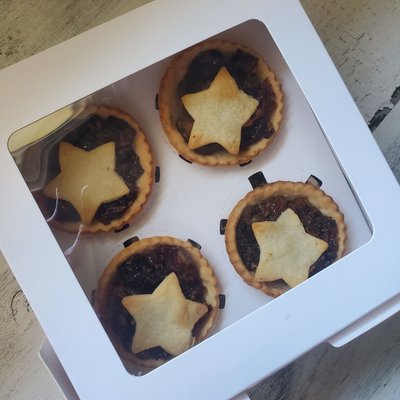 Holiday Fruit Mince Pies (Box with 4 mini pies)
