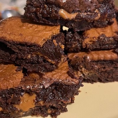 Biscoff Brownies With Cookie Butter