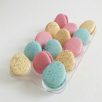 Multicolor Egg Macarons