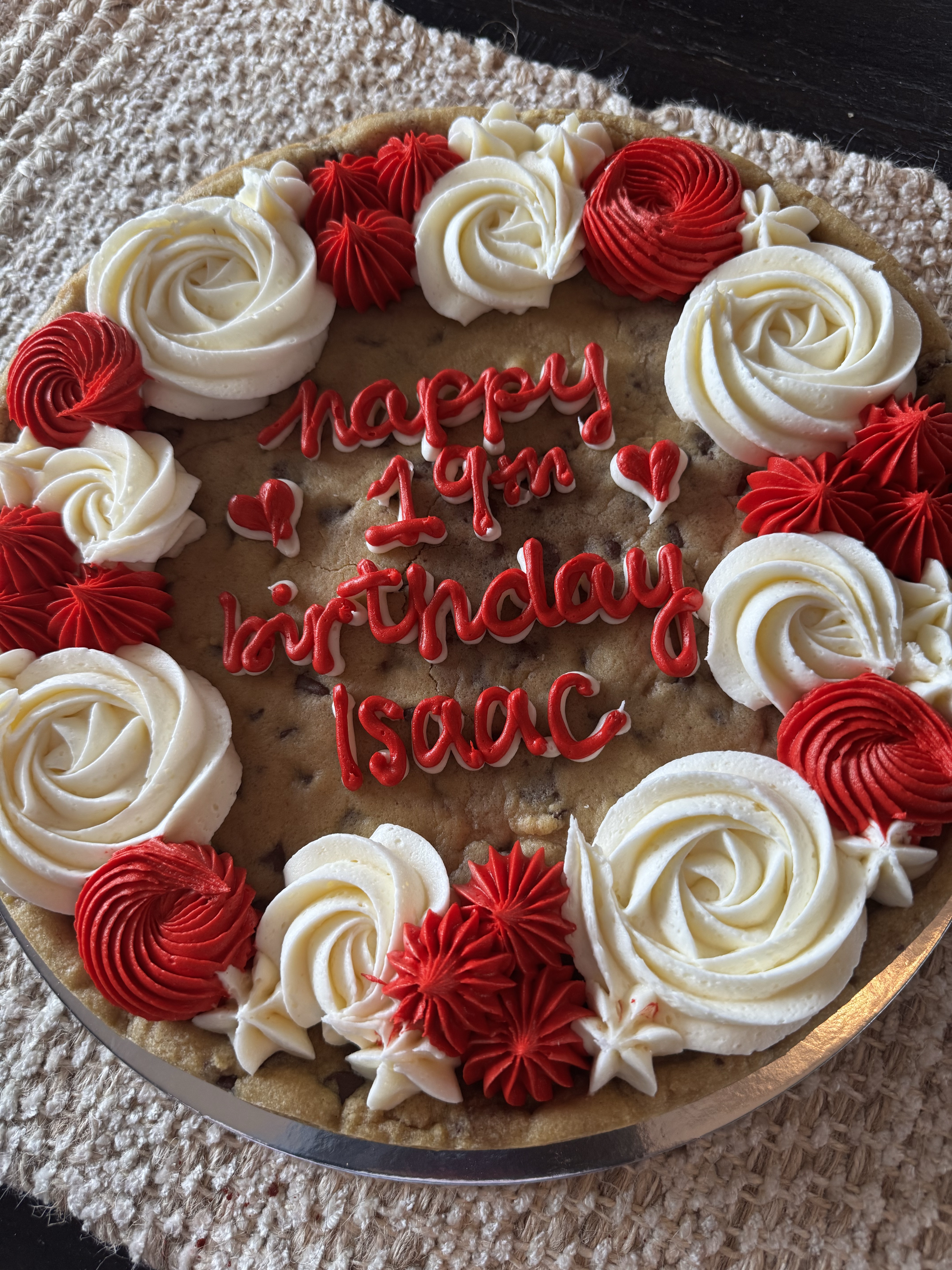 Chocolate Chip Cookie Cake- Round 