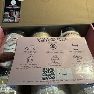 Cake Cups (6 Per Box)