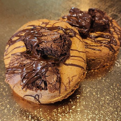 Nutella & Brownie Stuffed Cookies 