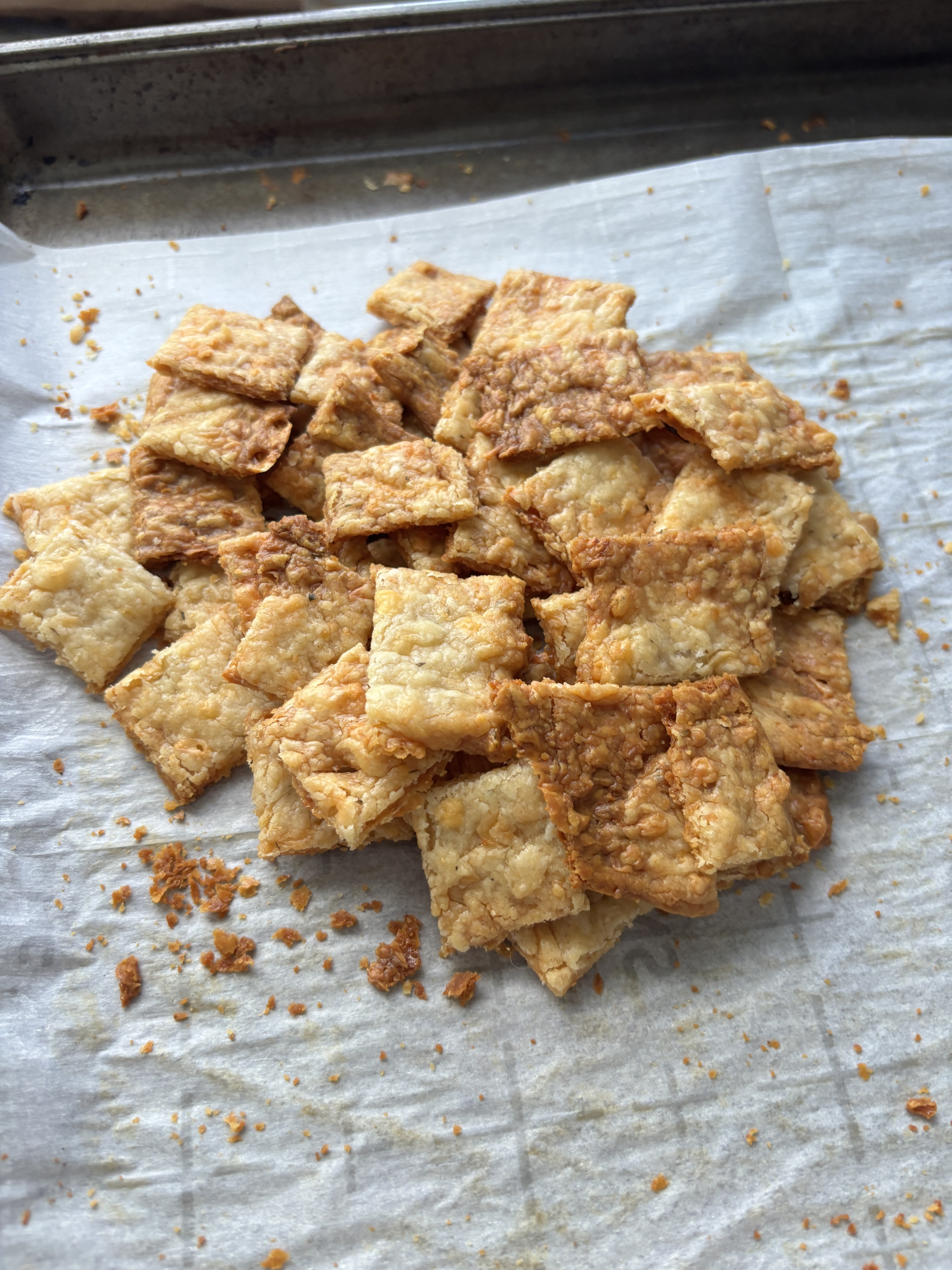 Sourdough Cheddar Ranch Crackers 