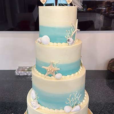 Four Tier Cake ( Different sizes available )
