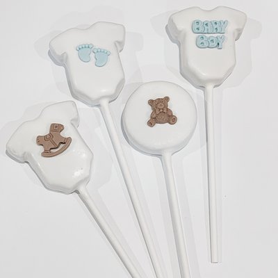 Baby Shower Boy Cake Pops