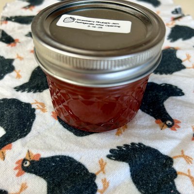 Strawberry Rhubarb Jam 4oz