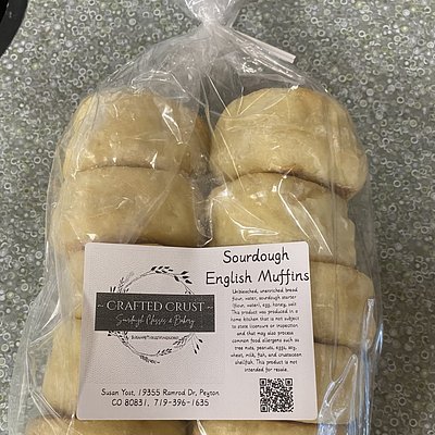 Sourdough English Muffins