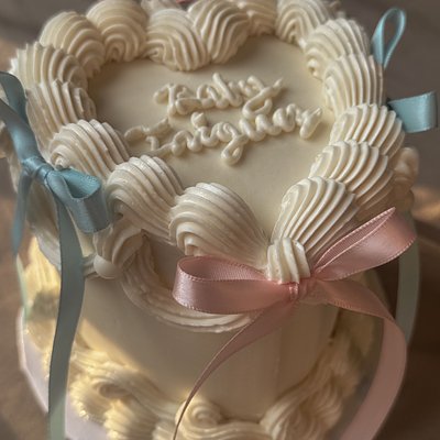 Gender Reveal Cake