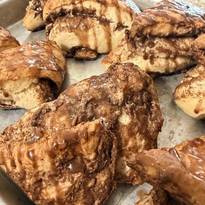 Individual Nutella Scone