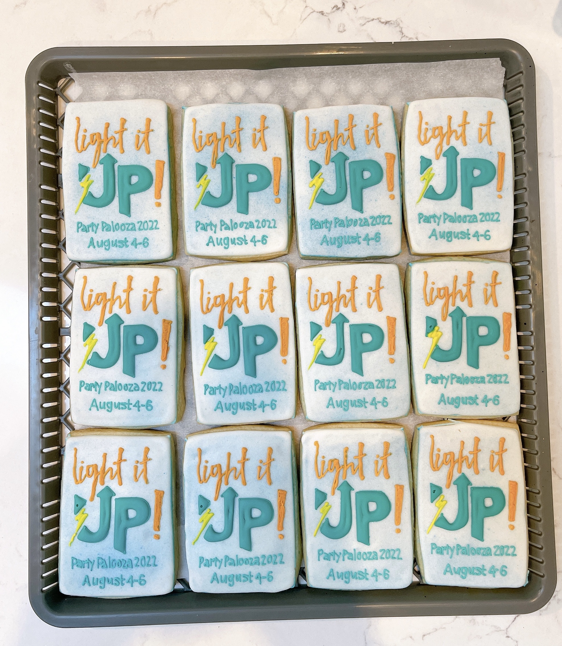 Company logo cookies - Large Single Cookie 