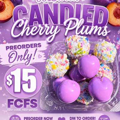 Candied Plums 