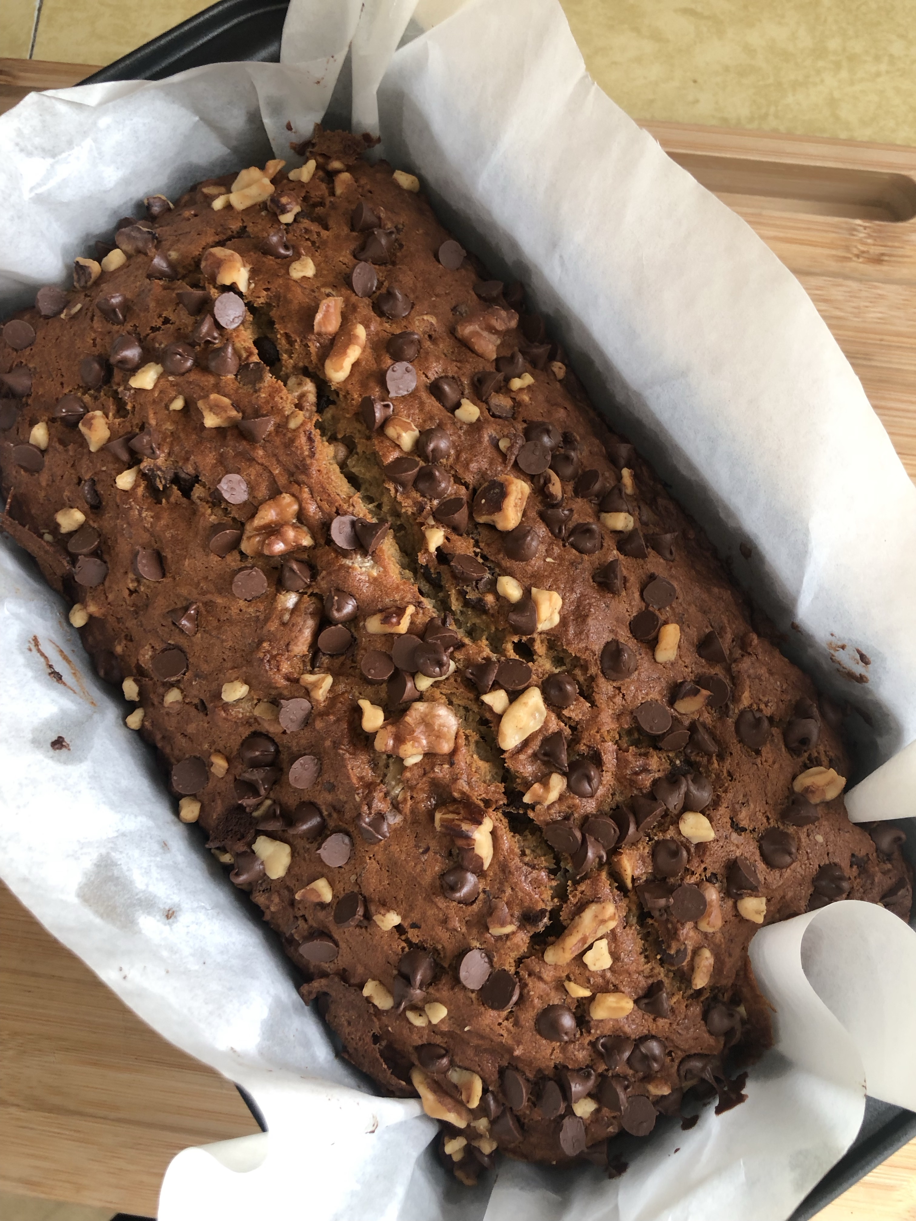 chocolate chip banana nut bread