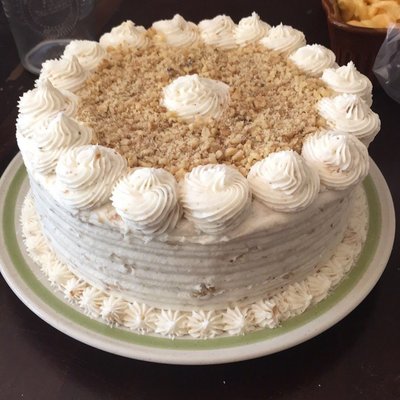 Old-Fashioned Carrott Cake With Cream Cheese Frosting 