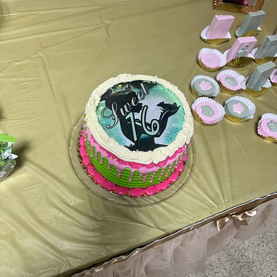 8” Round Burn Away Cake