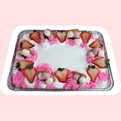 Strawberry and Coconut Sponch Tres Leches (20 servings)