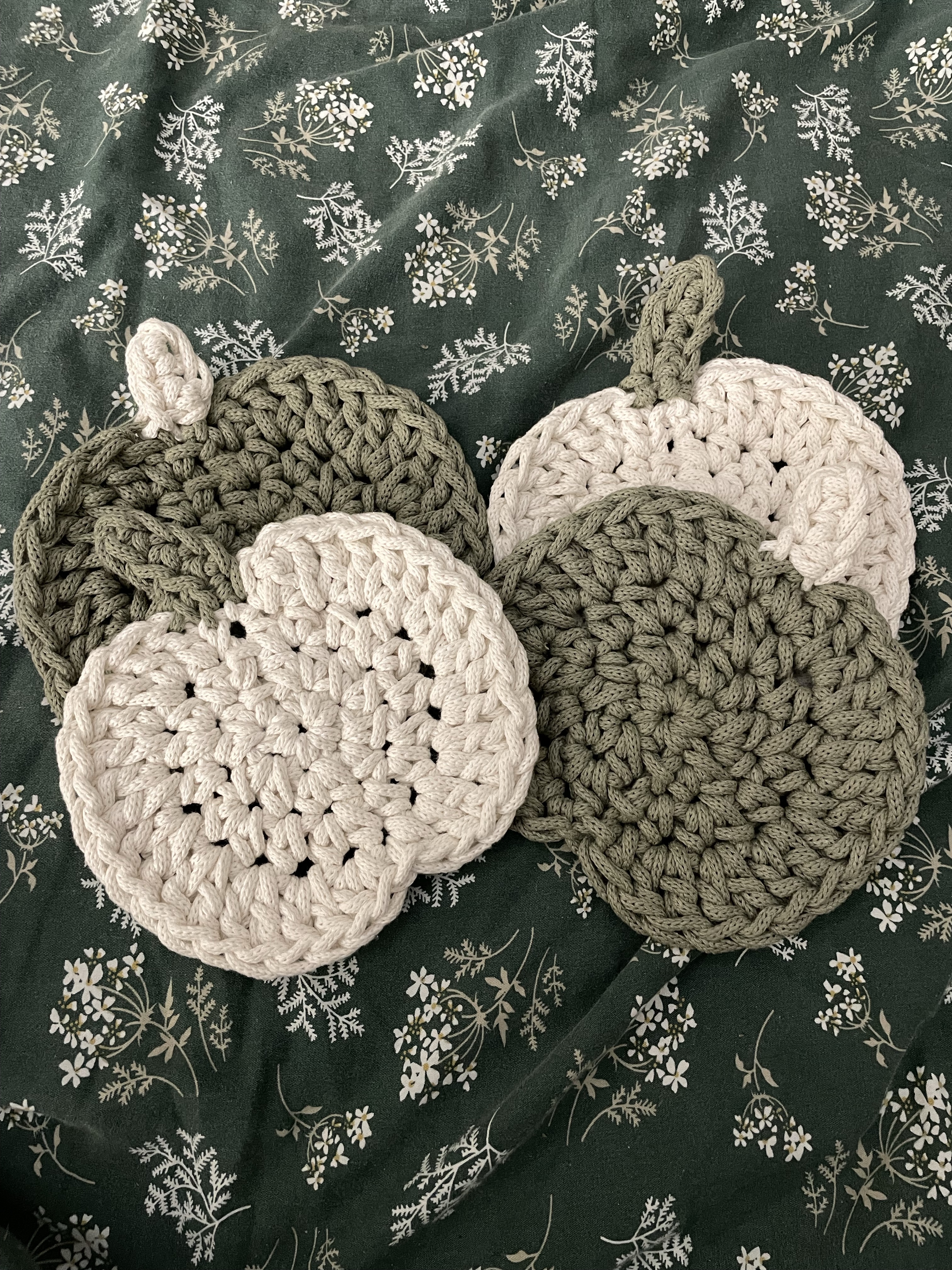 Single Pumpkin Coasters 