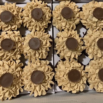 Chocolate PB Cupcakes 
