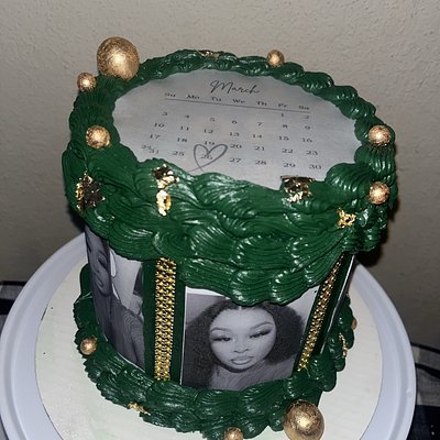 Burn Cake Serving Based Off Size Of Cake