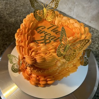 6 Inch Heart Cake