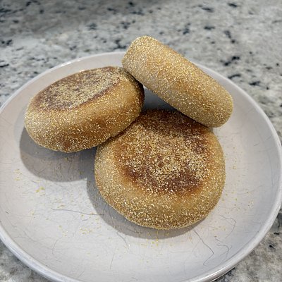 Sourdough Fresh Milled English Muffins