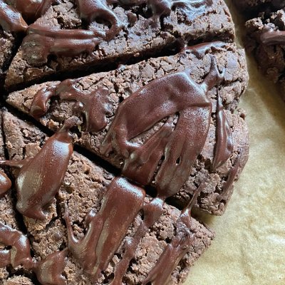 Chocolate Espresso Sourdough Scones