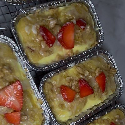 Strawberry Cream Cheese Mini Loaf