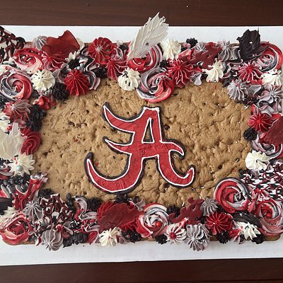 Large 3/4 Sheet Rectangle Cookie Cake (feeds Between 50-60) 