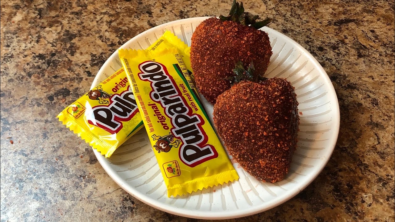 Pulparindo Covered Strawberries