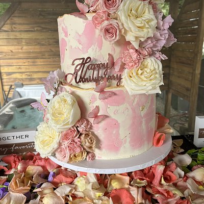 Custom Two Tier Cake