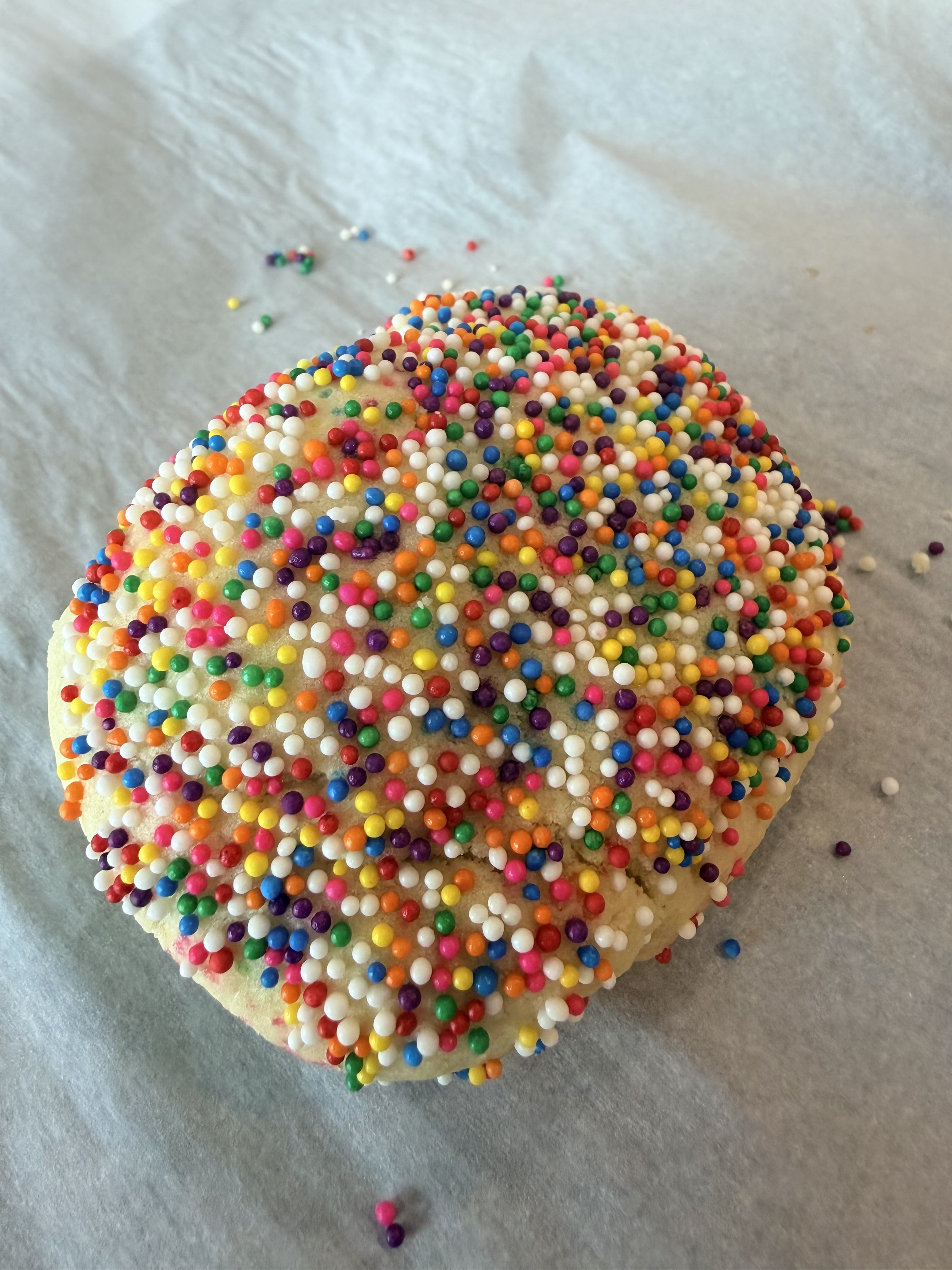Rainbow Sprinkle Sugar Cookies