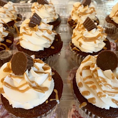 1 Dozen Chocolate Peanut Butter Reese’s Cupcakes