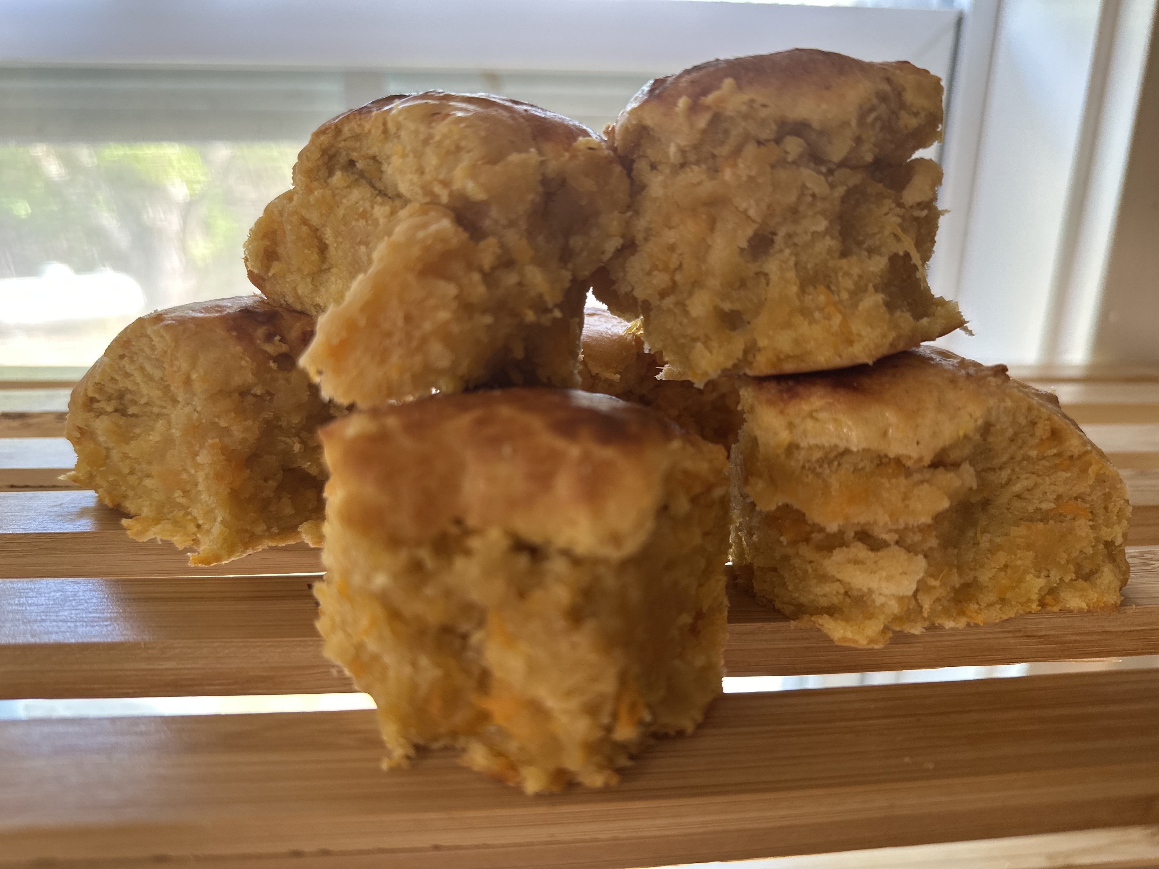 Sweet Potato Sourdough Biscuits