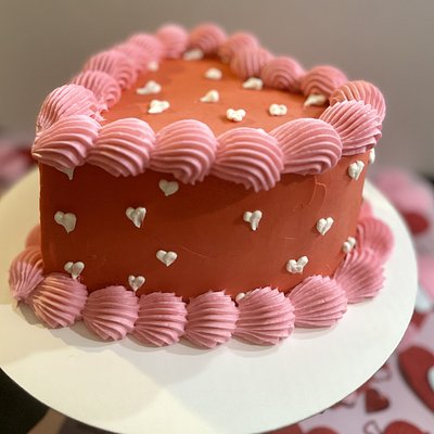 $50 Heart Cake Box 