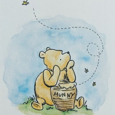 Winnie The Pooh Classic 4 Count Cookie Gift Box For Parent(s) To Be