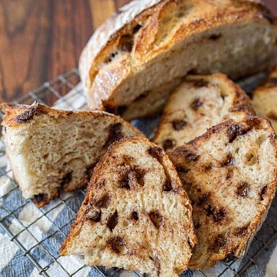 Chocolate Chip Sourdough Loaf 