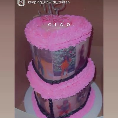 2 Tier Heart Cake
