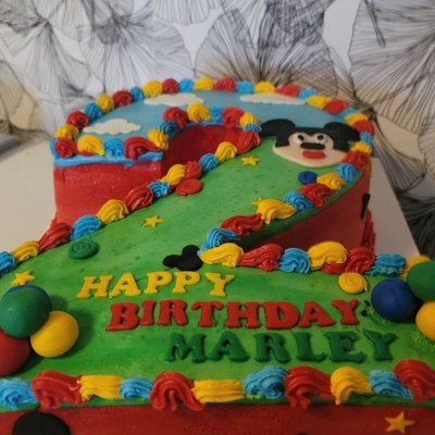 Number Cakes/ 2 Layer