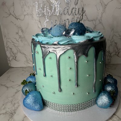 Berry drip 8in Round 
