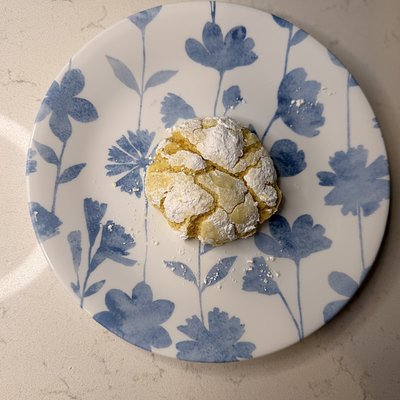 Lemon Crinkle Cookies